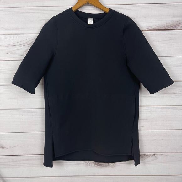 Ivivva Lululemon Field Ahead Tunic Shirt‎ Kids Size 14 Black - Picture 1 of 7